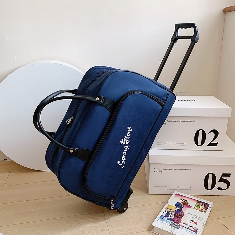 Unisex Oxford Travel Bag With Polyester Lining, Ideal For Casual Travel In Summer 2023