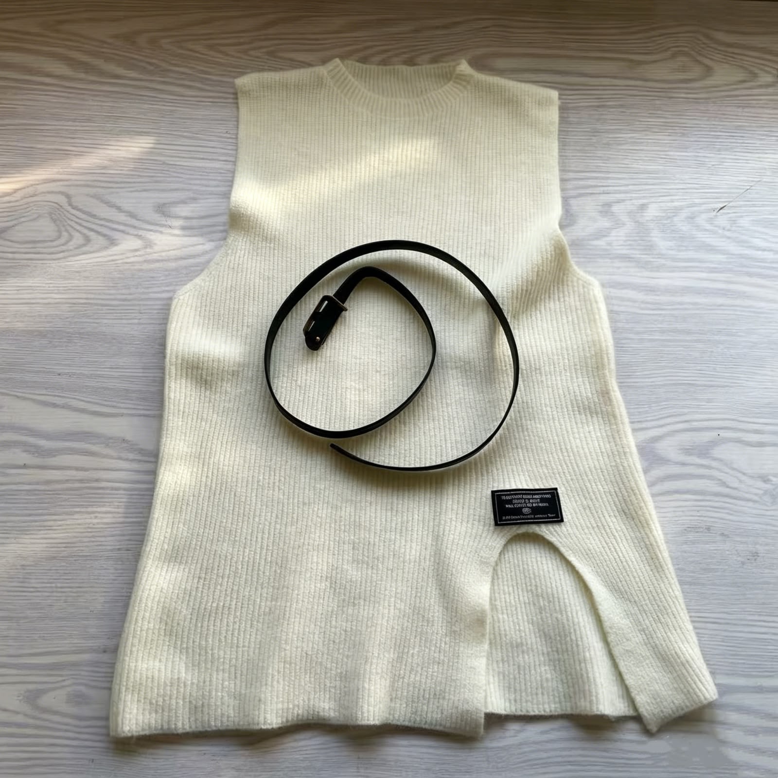Elegant Women's Color Block Vest Shirt Set In Polyester With Shirt Collar And Long Sleeves For Casual Wear