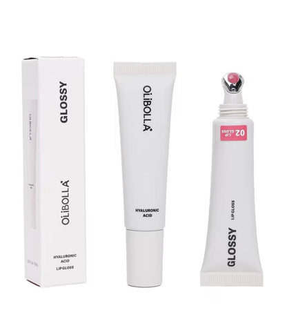 OLIBOLLA Massage Head Lip Glaze Lip Oil Cooling Effect Mirror Watery Glass Lip Tint