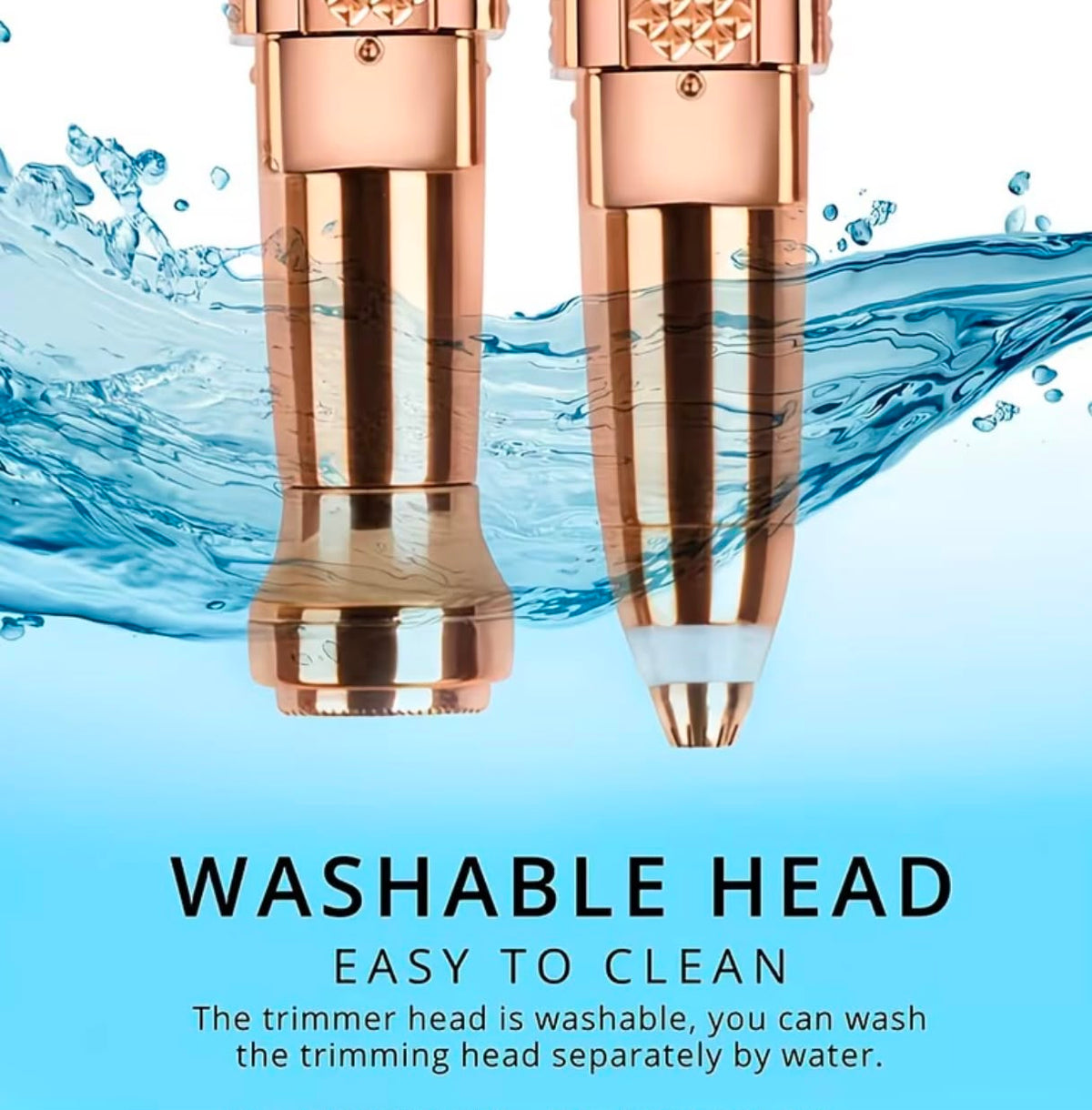 4 In 1 Facial Electric Shaver For Women Full Body Epilator Rechargeable Painless Eyebrow Nose Bikini Hair Trimmer