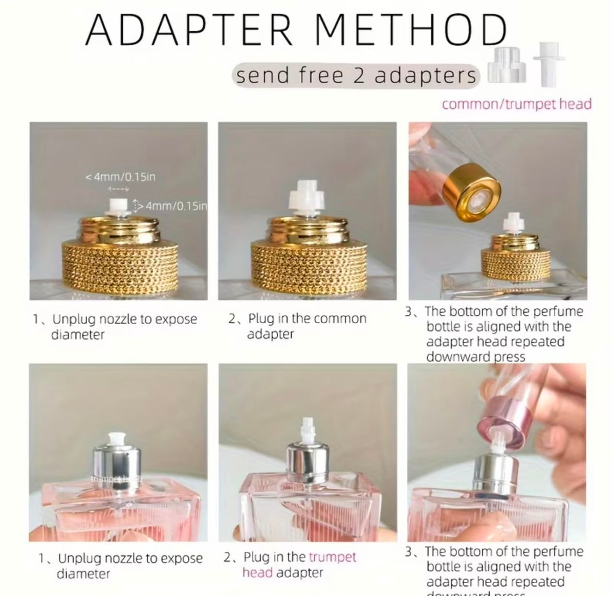 Perfume Bottom Dispensing Bottle High-End Bamboo Shell 2 Direct Charge Perfume Dispensing Bottle Spray Bottle 5MI 8MI Small Empty Bottle
